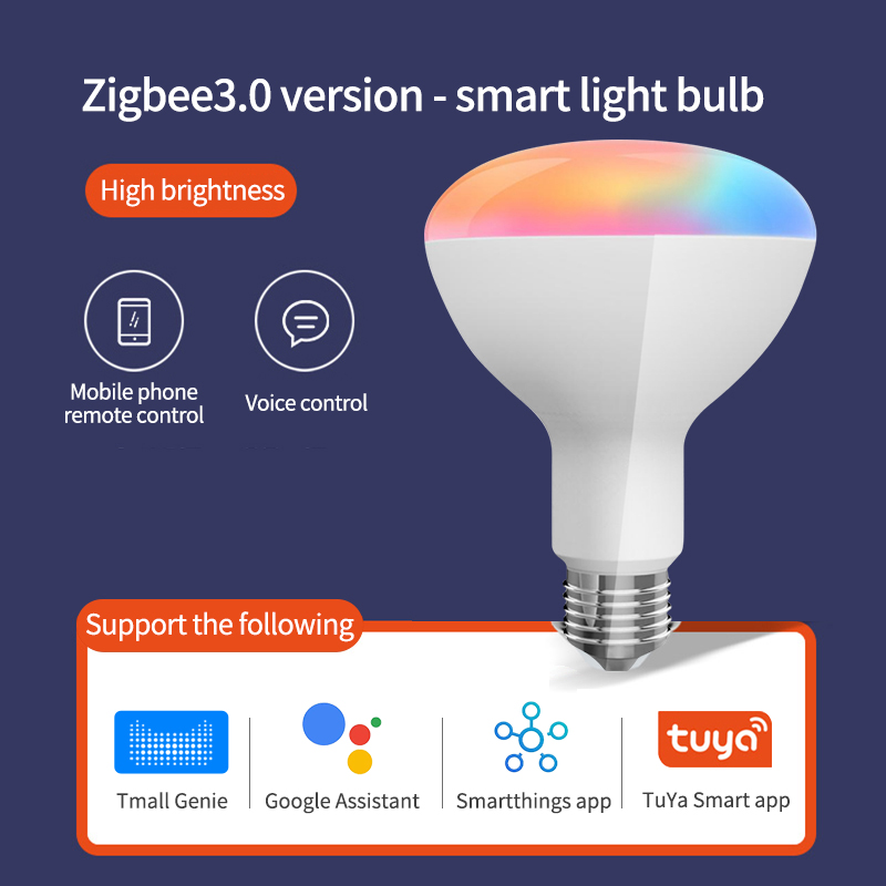 Zigbee 3.0 Smart Light Bulbs 100W Equivalent - 4 Pack