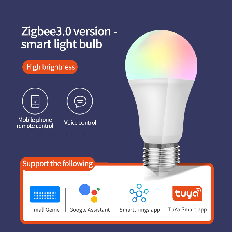 Zigbee 3.0 Smart Light Bulbs 10W Equivalent - 4 Pack